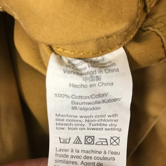 MADEWELL - WOMEN'S XXS - LONG SLEEVE BUTTON UP PLEATED BACK COTTON JACKET - Picture 6 of 7